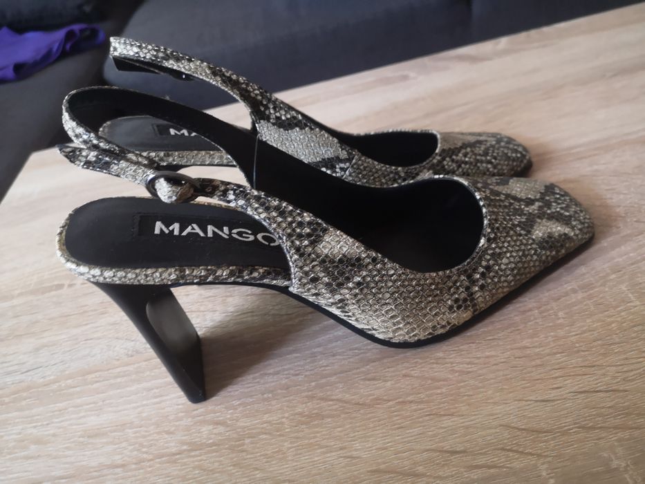 Pantofi Mango piele