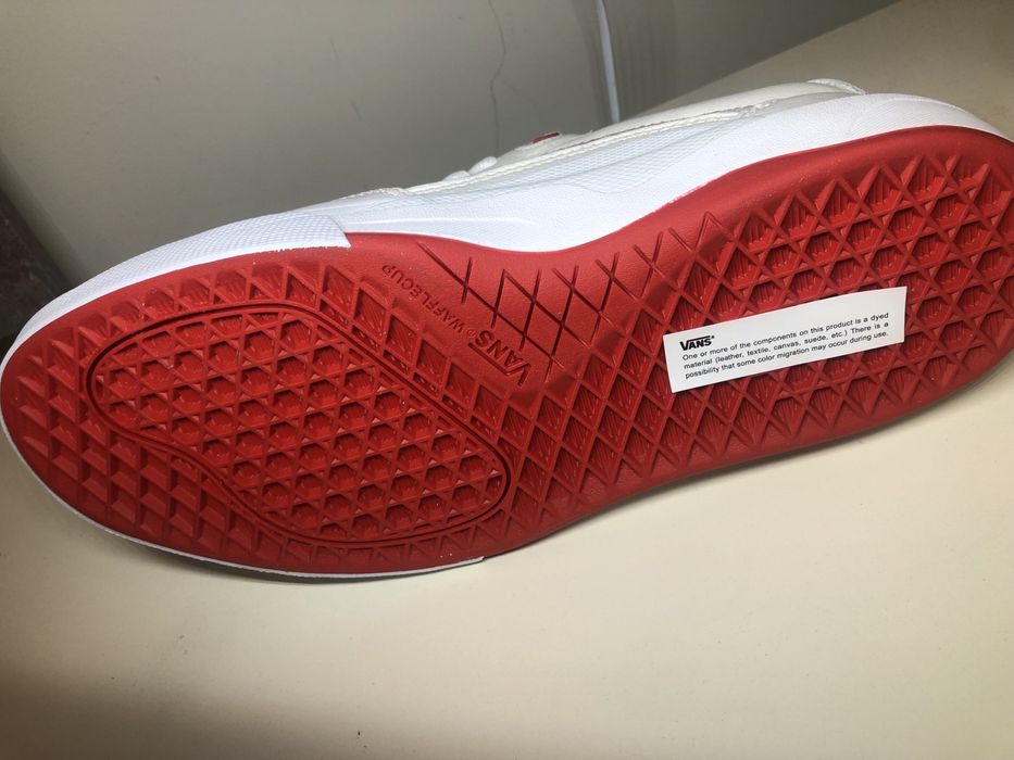 VANS PopCush естествена кожа, скейтърски обувки