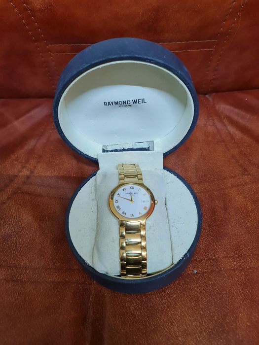 Ceas Raymond weil 5592 VO77336 electroplacat cu aur de 18k