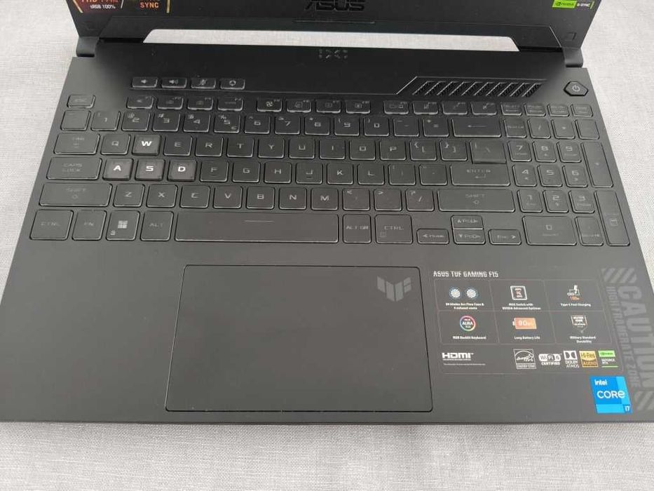 Laptop gaming ca nou ASUS TUF F15 cu i7 13620H 4.90GHz / 32GB RAM / RTX 4070 8GB / SSD 1TB
