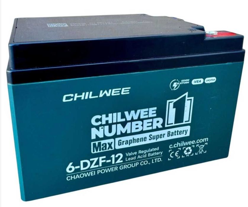 Baterie VRL Vehicule Electrice GEL 12V 12Ah CHILWEE 2026