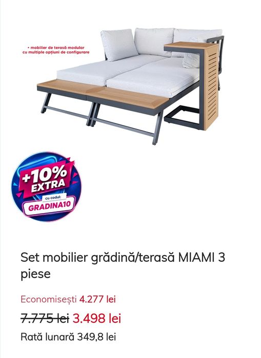 Set mobilier gradina/terasa