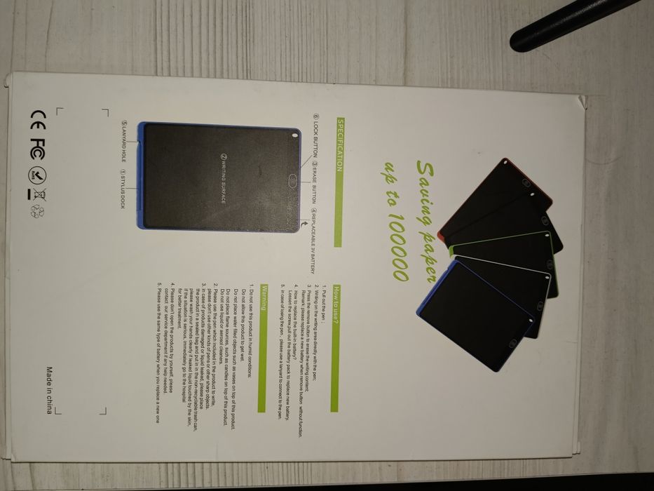 Планшет для рисования и письма 1500 тг