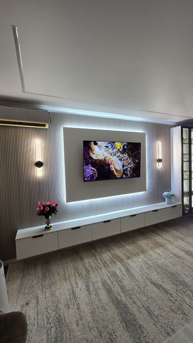 Установка ТВ на стену