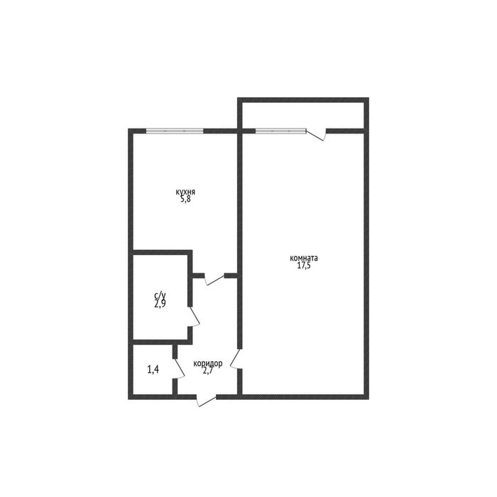 Продажа 1-комнатной квартиры  на КСК