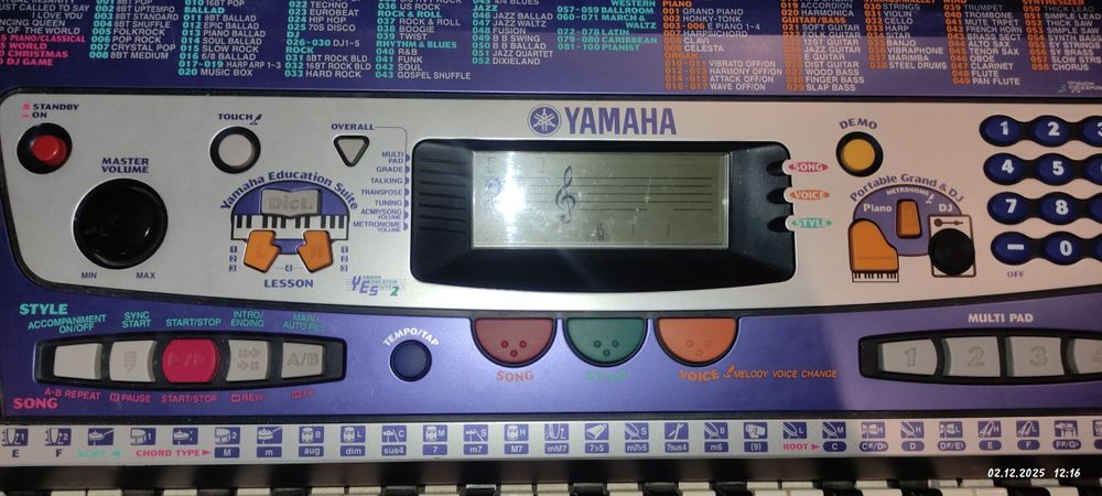 Синтезатор Yamaha PSR-260