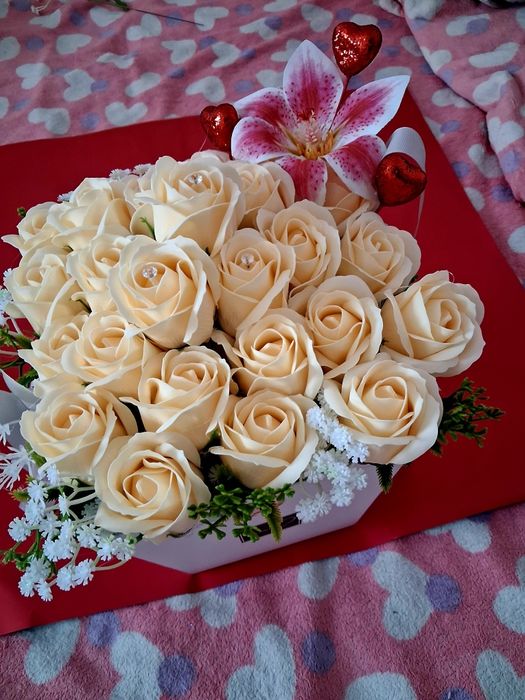 Aranjamente florale din săpun