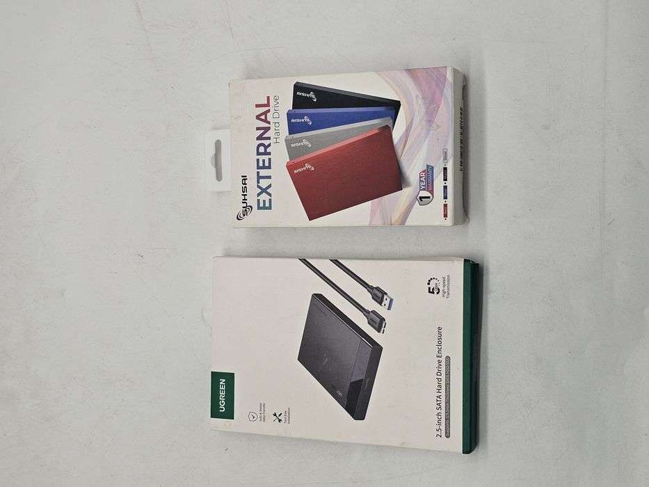 Hard disk extern SUHSAI 200 gb , Carcasă externă HDD/SSD Ugreen 2.5" SATA III