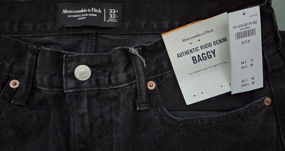 Дамски Черни дънки Abercrombie&Fitch