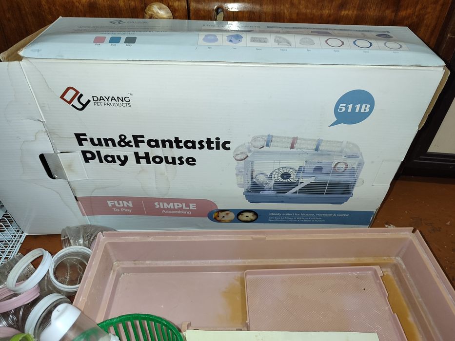 Клетка для хомяков Смотрите 6 фото Читайте описании