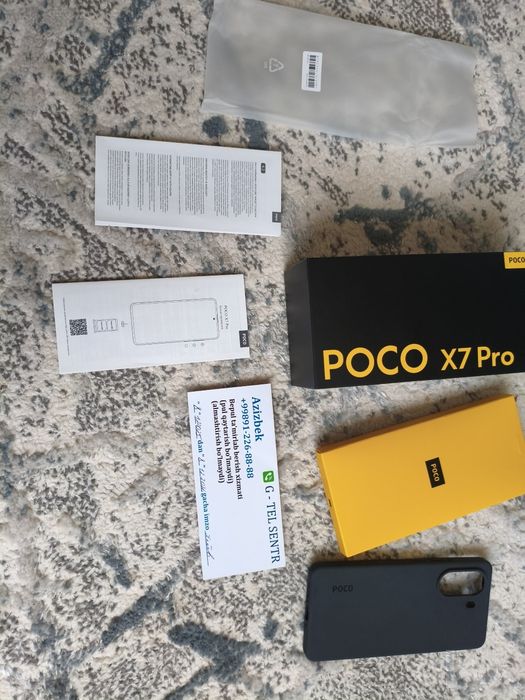 POCO X7 Pro kafolati bor