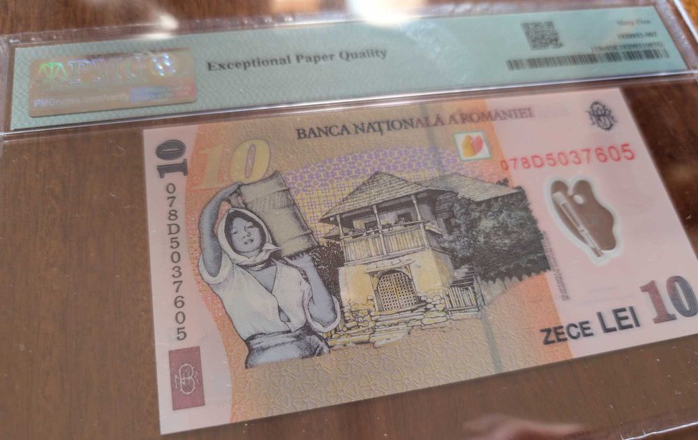 Bancnota numismatica 10 lei 2013