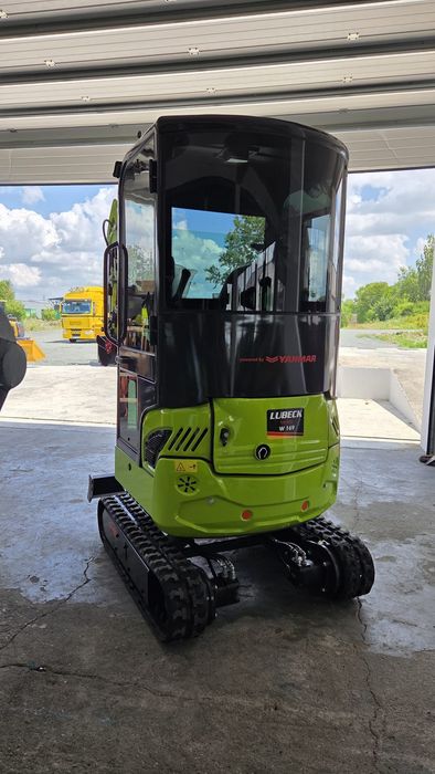 Miniexcavator Lubeck W169Y CAB- Motor YANMAR- Garantie 2 ani- Factura externă fara TVA