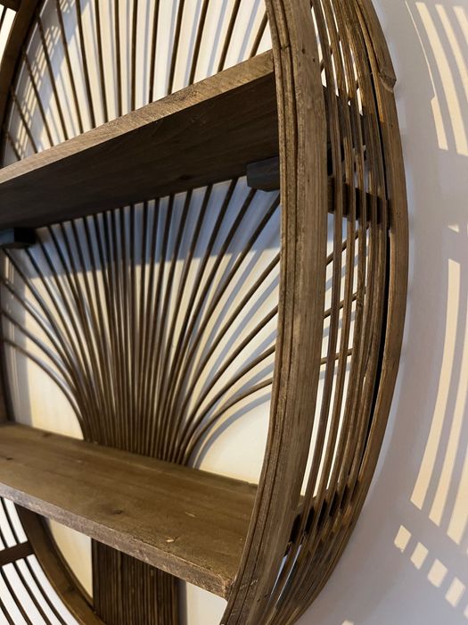 Etajera lemn tropical