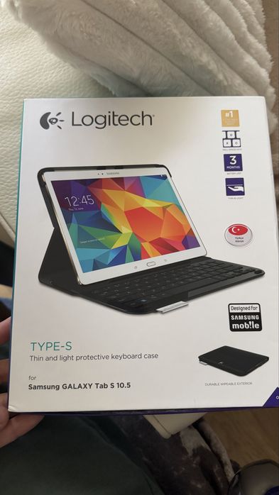 Husă cu tastatură Bluetooth Logitech TYPE-S pt Samsung Tab S 10.5 - NOUĂ