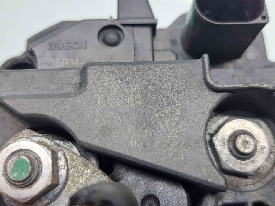 Alternator  AUDI A4 (8K2, B8) [Fabr 2008-2015] 03G903016E 2.0 TDI CGLB