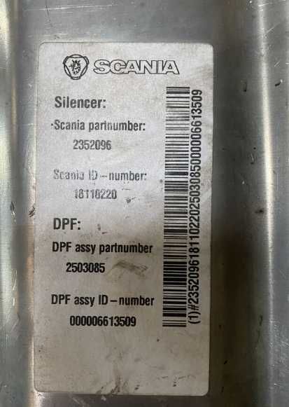 Catalizator pentru camion Scania 2352096 - Piese de motor Scania
