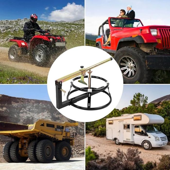 Стойка за демонтаж на гуми за мотор 16–21″ – ръчна машина