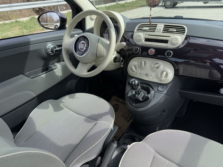 Fiat 500 Edition - 1.2 benzina  2013 - Impecabil - AC - Km putni !