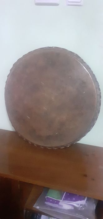 Медный поднос Зубчатый