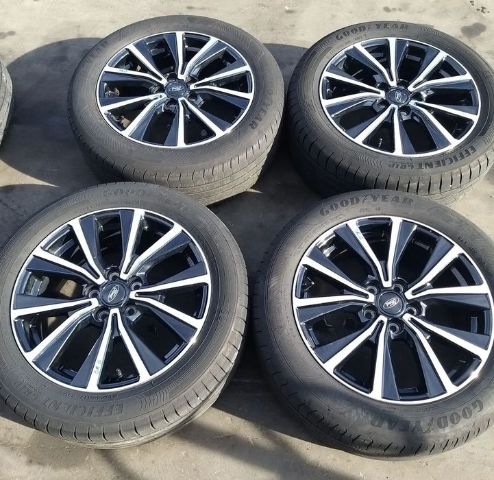 Set jante aliaj r17 cu anvelope vara good year 215/55r17 ford puma jk2 cf7 l1tc1007aa