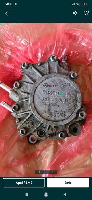 Pompa tandem/vacum vw passat b6, golf 5 bmp,bmr,bkp,bxe cab,bjb,bkc