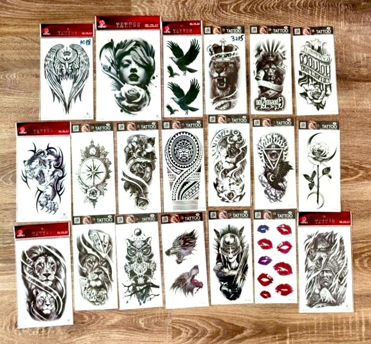 Tatuaje temporare aplicare rapida cu apa