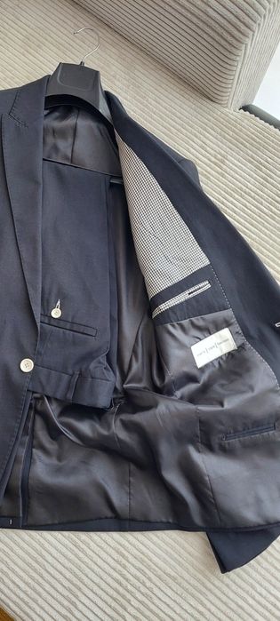 Costum masculin-slimfit-negru-marimea 50
