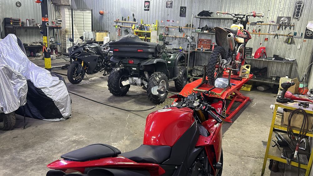 ремонт мотоциклов , квадроциклов