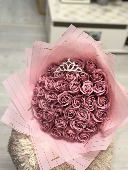 Buchet trandafiri de sapun