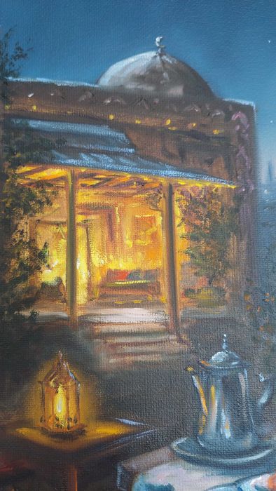 Картина маслом интерьерная