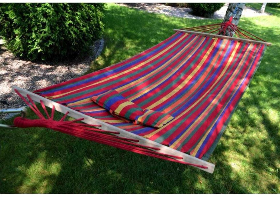 Гамак на деревянных планках  до 120кг