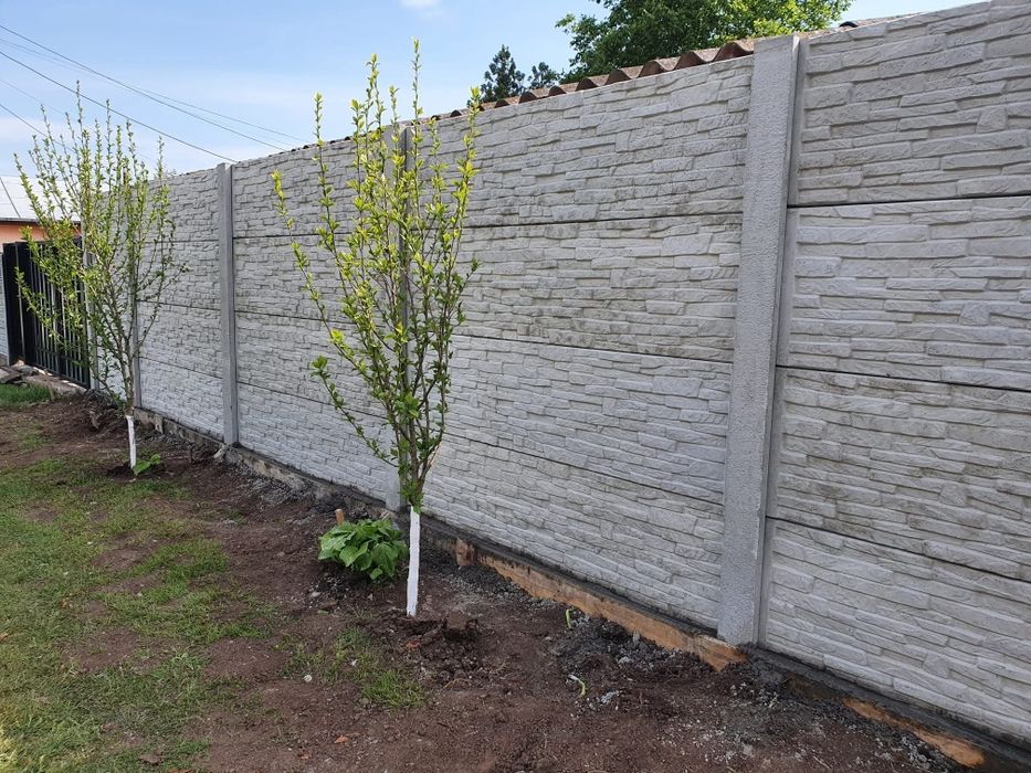 Placi gard din beton