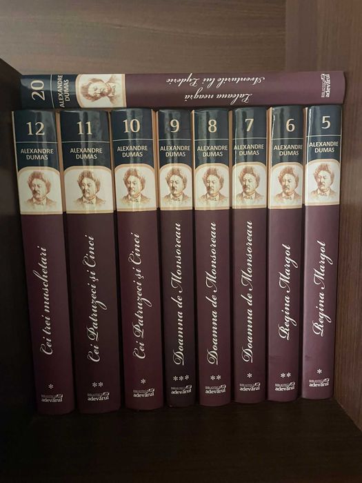 Colecția Alexandre Dumas – 16 volume – Biblioteca Adevărul – stare excelentă