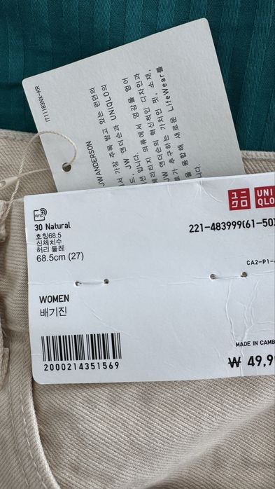 Продам новые джинсы Uniqlo
