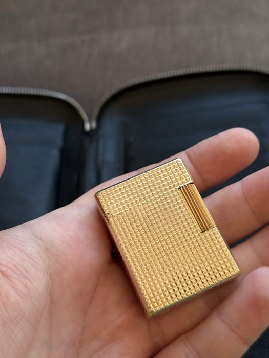 St.Dupont Ligne 1 Gold Diamond Head