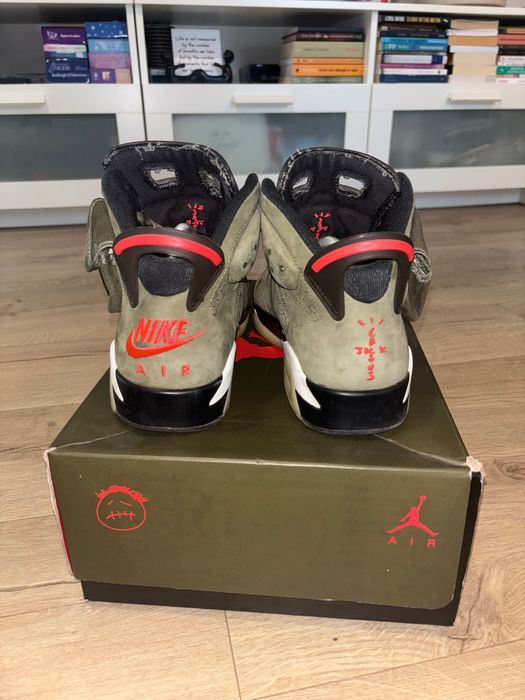 Air Jordan 6 Retro x Travis Scott Olive Green Cluj-Napoca • OLX.ro
