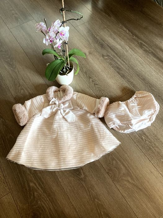 Рокля с гащички на LA STUPENDETIA Italy  р-р12 месеца