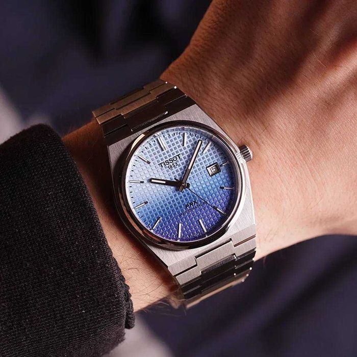 Tissot PRX 40mm Gradient Ice Blue Chameleon Powermatic 80
