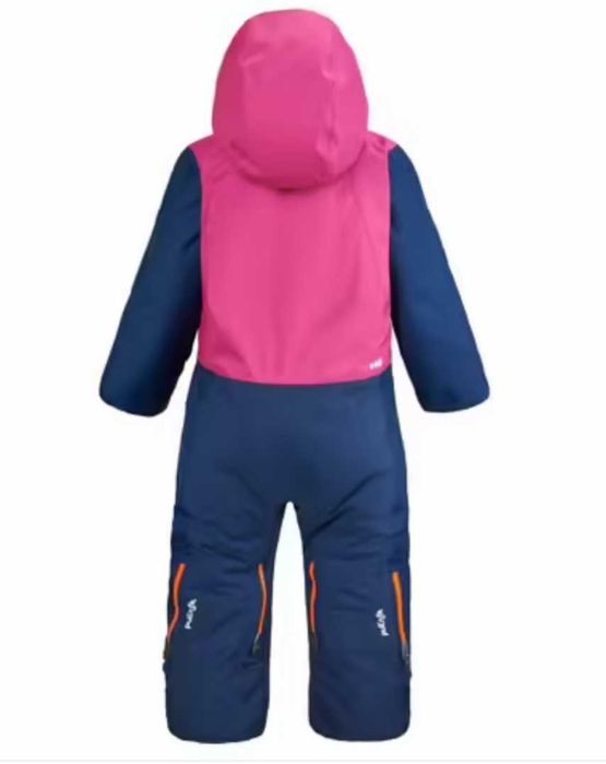 Costum săniuș/schi XWARM PULL'N FIT Roz-Albastru Bebe