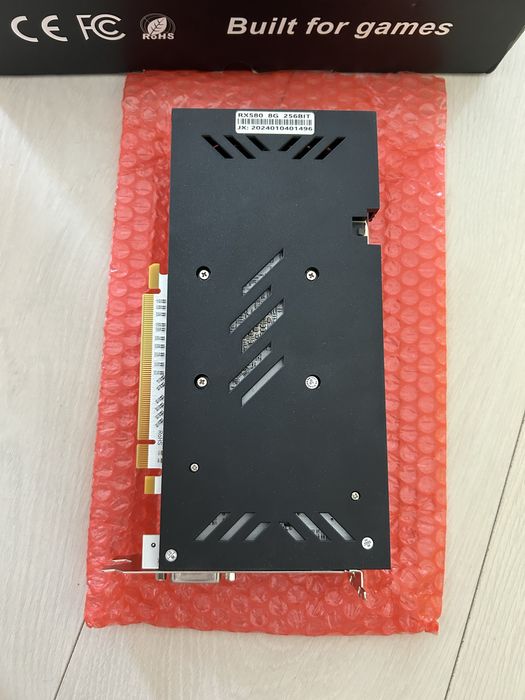 Placa video Radeon RX-580 8GB GDDR5 256 bit