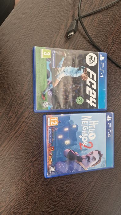 Диск Hello neighbor 2 и Fifa 24 ps4