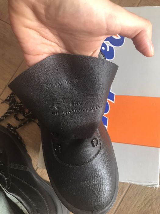 НОВИ кожени мъжки Сейфти обувки