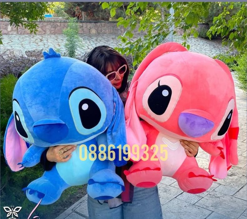 Голям плюшен Стич 20-140см Гигантски плюшен Стич, Плюшена играчка Стич
