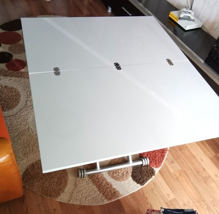 Masă transformabilă extensibilă de cafea