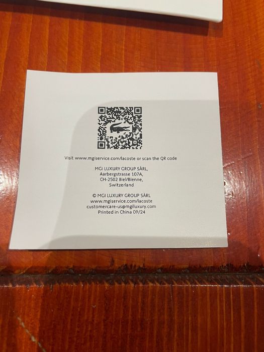 Brățara Lacoste noua nepurtata