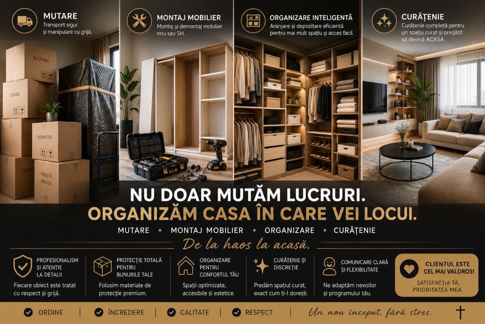 Servicii Complete de Mutare și Organizare
