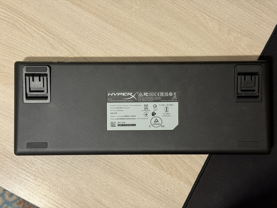 Наушники и клавиатура HyperX