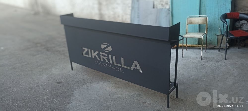 Mangal kafe restoran uchun metrajnoy