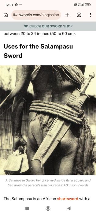 Африкански Меч / Масаи / Кения